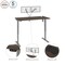 Bestar Bestar Upstand 60W x 30D Standing Desk with Dual Monitor Arm in antigua 175870-000052 - alternate 9